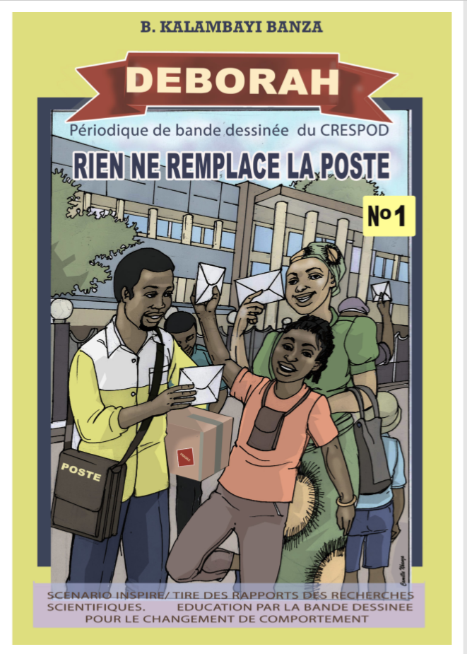 Couverture BD Deborah : Histoire des postes au Congo - Patrimoine national